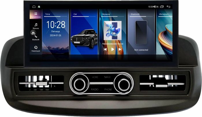 Магнитола для KIA Sorento Prime 2015-2020 - Kuberg монитор 12.3" в стиле LEXUS на Android 12, 2К экран, Быстрая, CarPlay, 4G SIM-слот