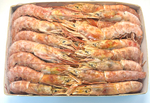 Креветки аргентинские Tradarsa дикие с головой L1 замороженные, 2 кг