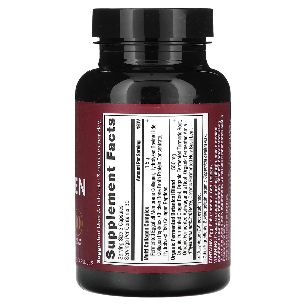 Ancient Nutrition, мультиколлагеновый комплекс, 90 капсул