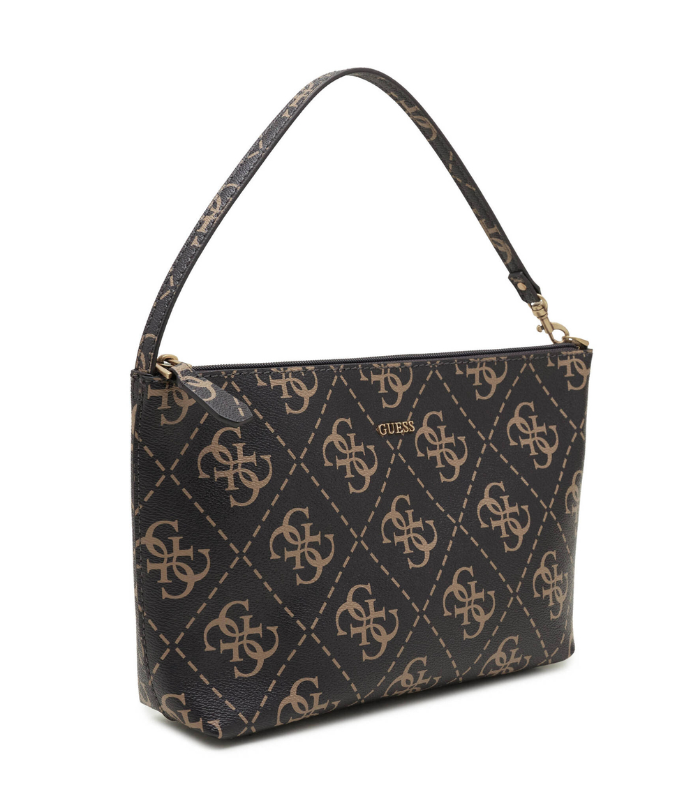 Сумка-шопер 2в1 VIKKY LARGE TOTE Guess - каштановый(HWOS69 95290)