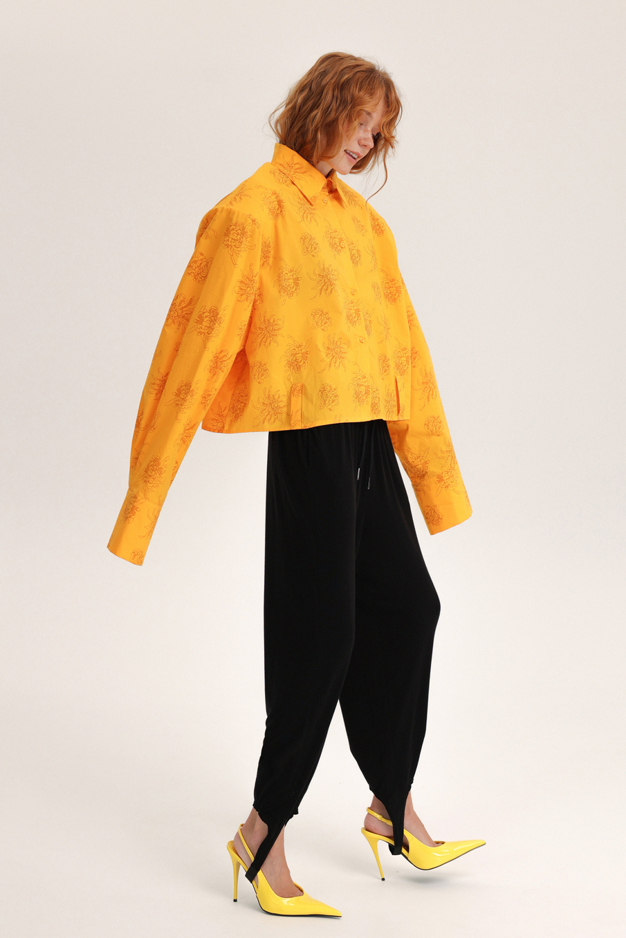 Рубашка укороченная