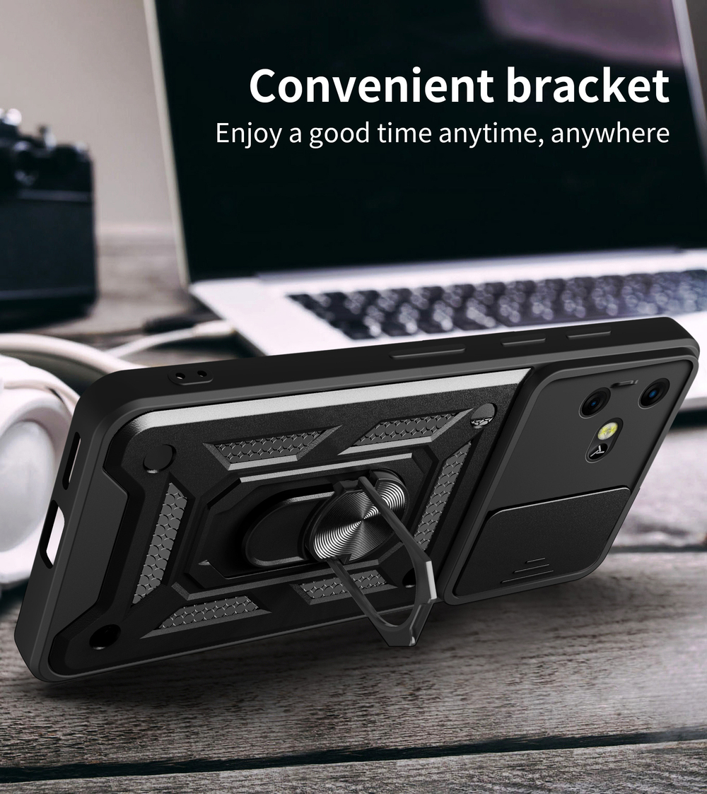 Чехол с кольцом Bumper Case для Tecno Pova 3