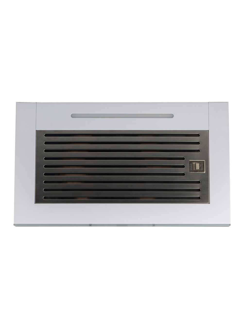 Вытяжка кухонная MACBI Perfa-60G-baf (WHITE) белый, D150мм, 1200м3/ч, полновстраиваемая, мотор 230Ватт, стекло 60см, сенсорное управление + управление жестами