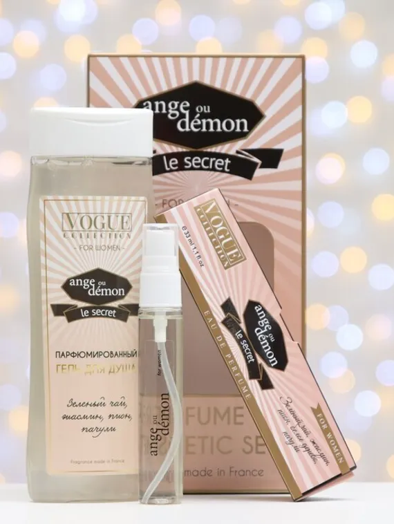 Подарочный набор женский Ange ou Demon, гель для душа 250 мл, парфюмерная вода 30 мл
