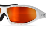 Спортивные очки LiP Surge Aero / Stone White - Black / PC Polarized / Levante Series ML Red Smoke