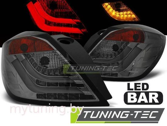 Задние фонари smoke led для Opel Astra H 3D GTC