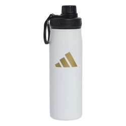 Теннисная бутылка Adidas Metal Bottle Screw Top 600ml - white/black