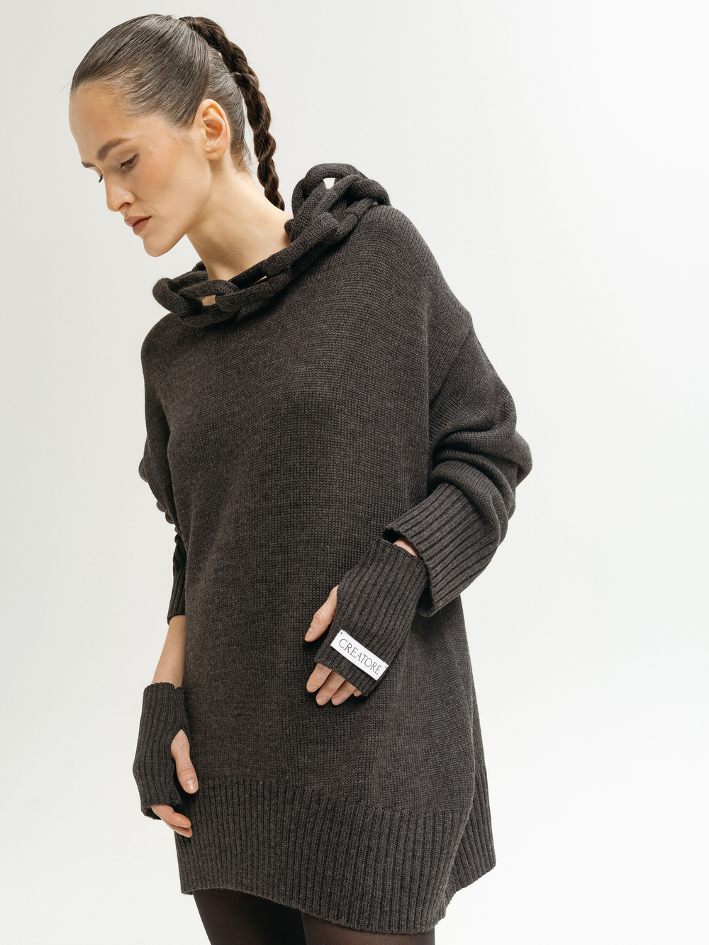 Митенки базовые короткие