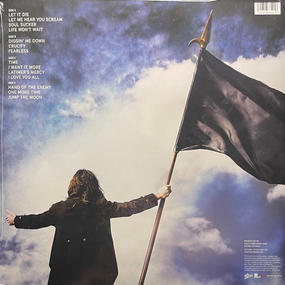 Ozzy Osbourne ‎– Scream 2LP (Европа 2025г.)