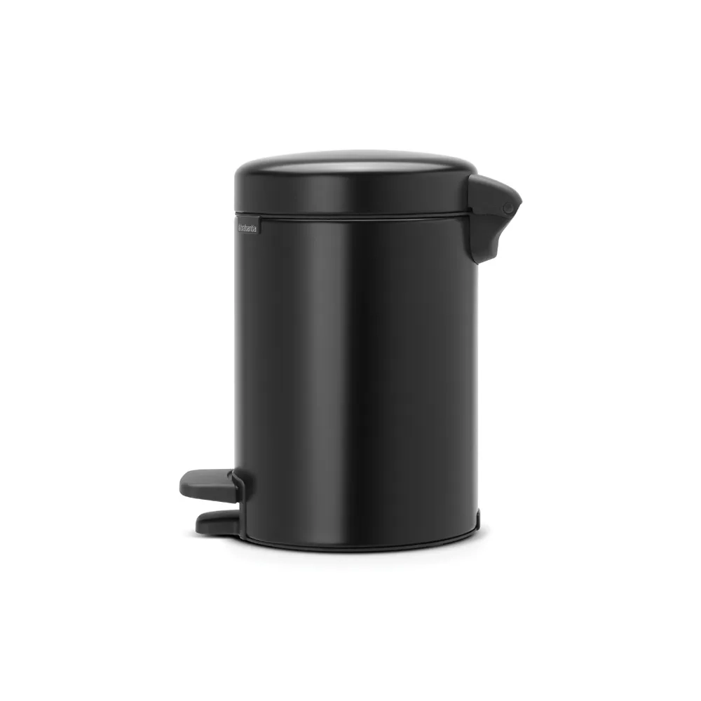 Brabantia Контейнер для мусора NewIcon 3л, черный матовый 113321