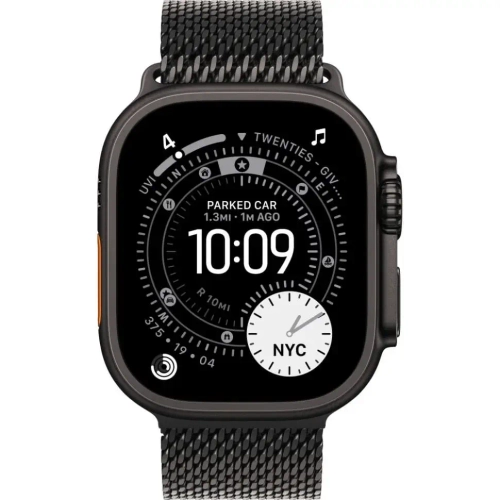 Watch Ultra 3 49mm Black-Milanise Band
