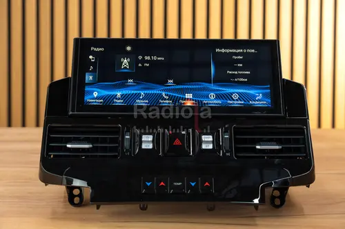 Магнитола для Toyota Land Cruiser 200 2007-2015 (климат на ШГУ) - RDL монитор 12.3" на Android 13, Быстрая, CarPlay, 4G SIM-слот