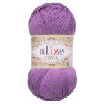 Пряжа Alize (Ализе) Diva / уп.5 мот. по 100 г, 350м, 622 фиолетовый A