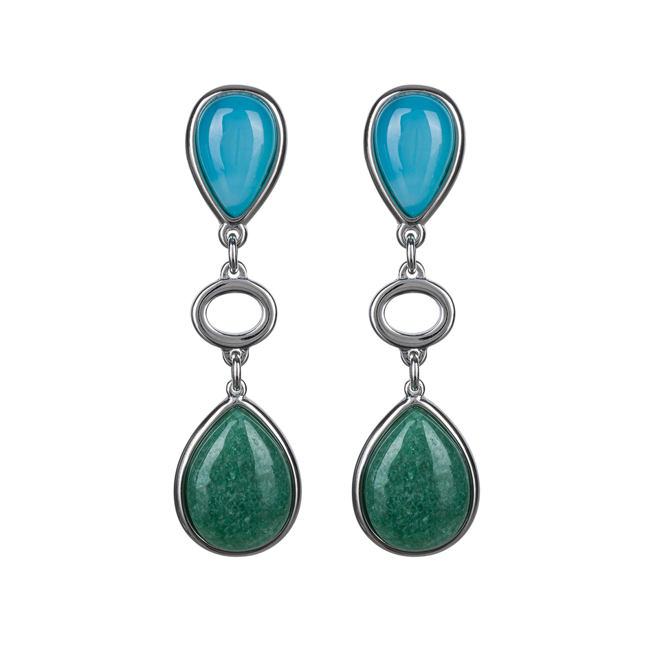 Серьги Possebon Azul, Q.Verde A0585.20.17 S