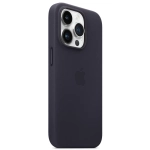 Кожаный чехол с поддержкой MagSafe Apple Leather Case для iPhone 14 Pro, Ink (Чернильный)