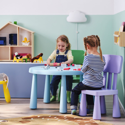 IKEA MAMMUT  (ИКЕА МАММУТ)  -  Стульчик детский - для дома и улицы/сиреневый