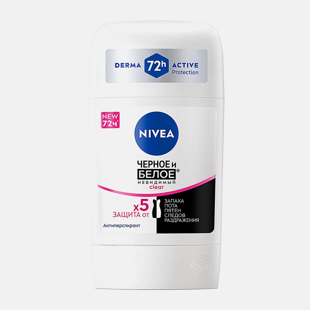 Антиперспирант Черное и белое женский NIVEA 50мл