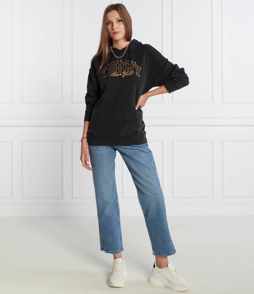 Худи LUXE VARSITY Tommy Jeans - черный(DW0DW16410)
