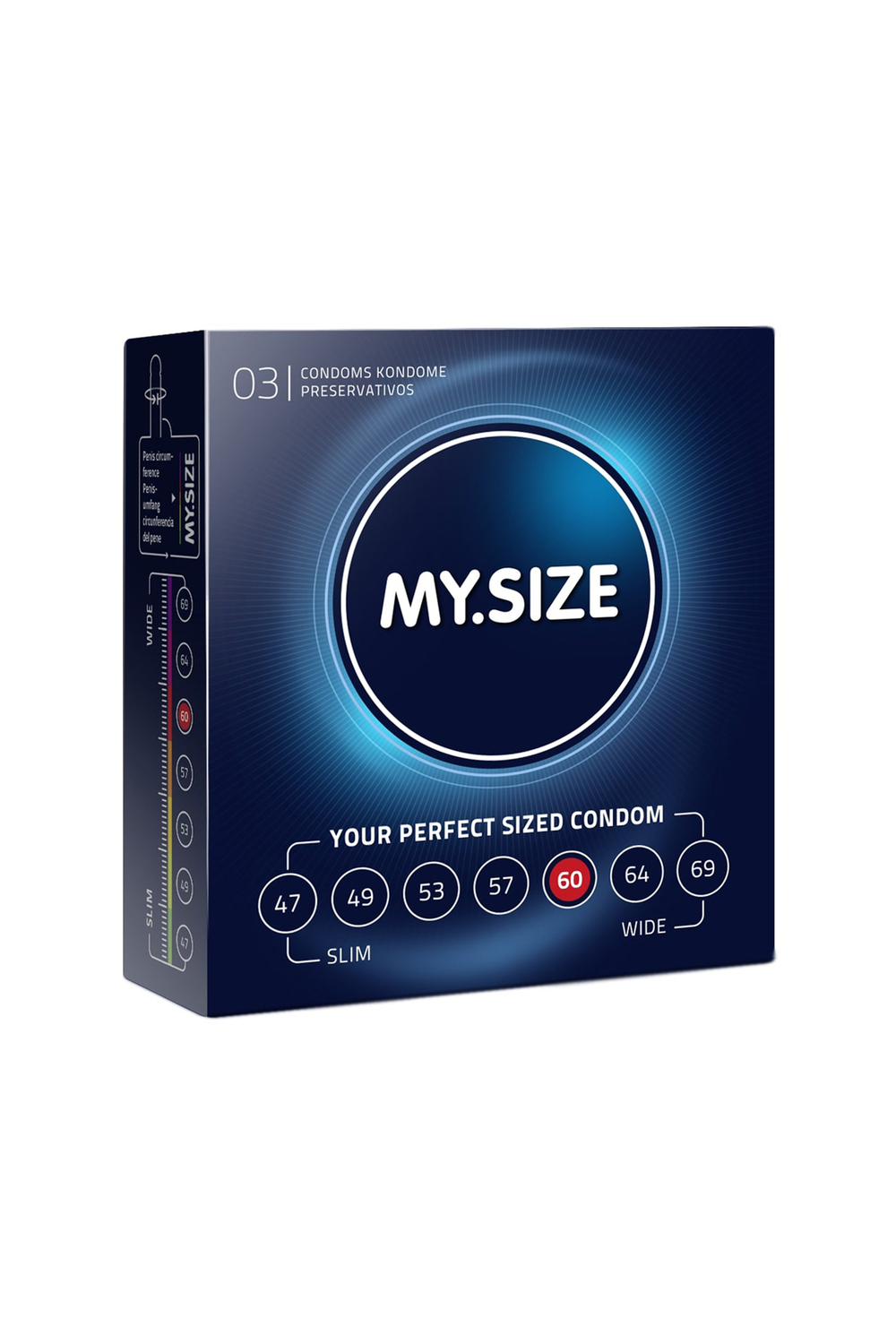 Презервативы MY.SIZE № 3 размер 60 ширина 6 см