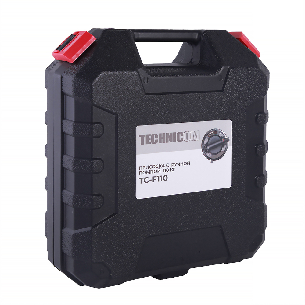 Присоска с ручной помпой 110кг TECHNICOM TC-F110