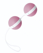 Нежно-розовые вагинальные шарики Joyballs Bicolored (Цвет: нежно-розовый)