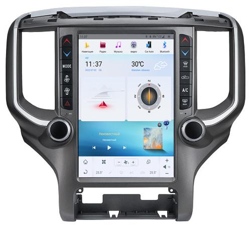 Магнитола для Dodge Ram 2018+ - Kuberg ZF-1265-Q6 вертикальный экран в стиле "Тесла" на Android 11, CarPlay, 4G SIM-слот
