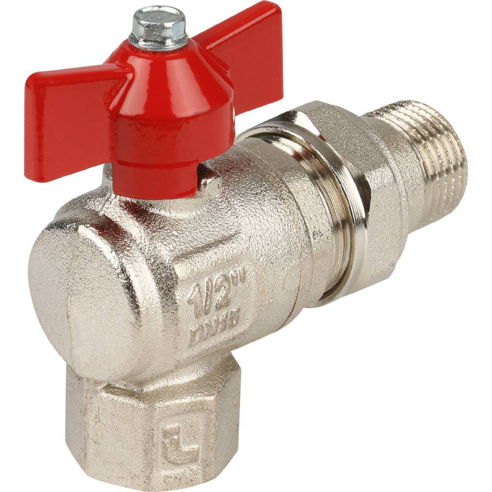 Кран шаровой ITAP IDEAL 1/2" угловой с американкой (бабочка)