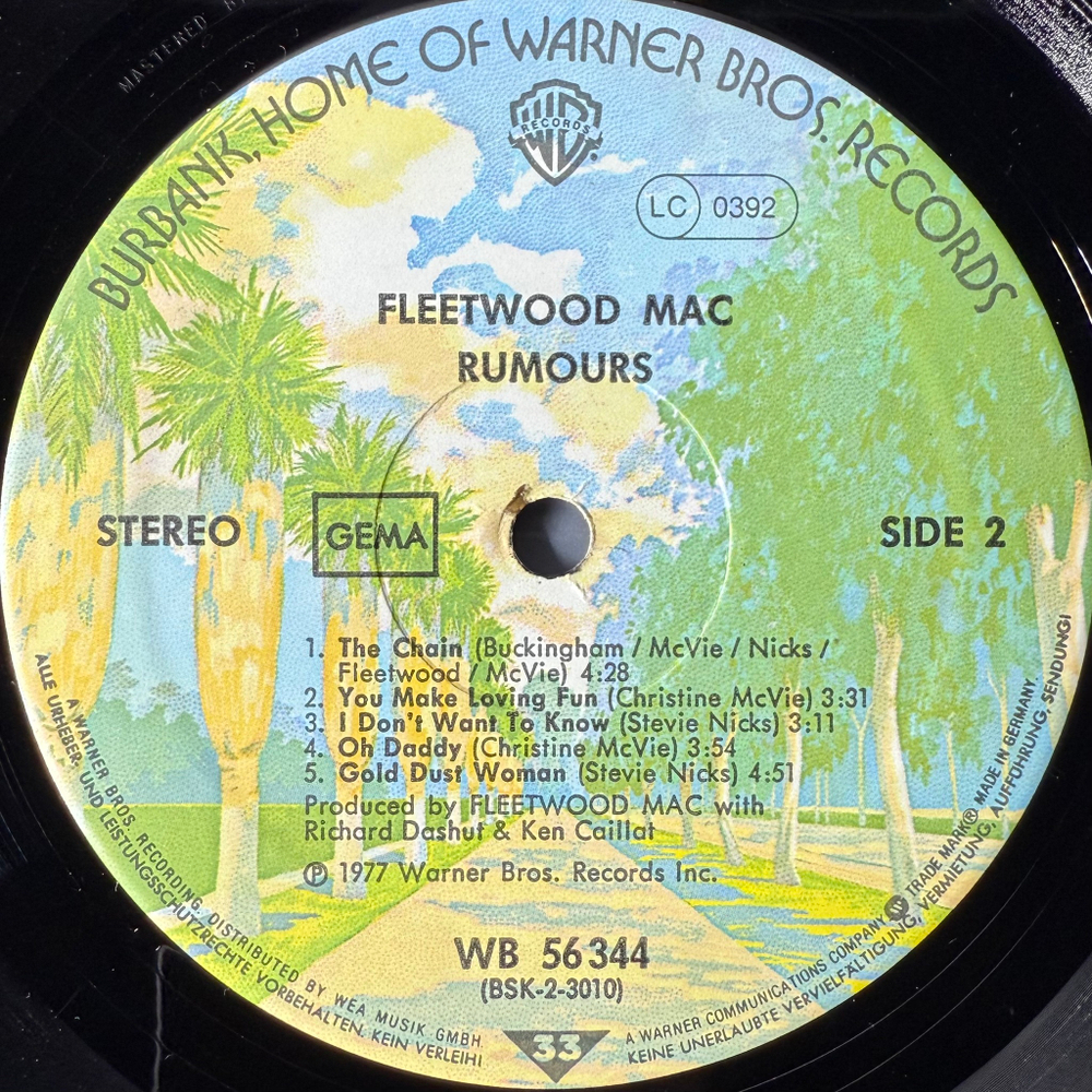 Fleetwood Mac - Rumours (Германия 1977г.)