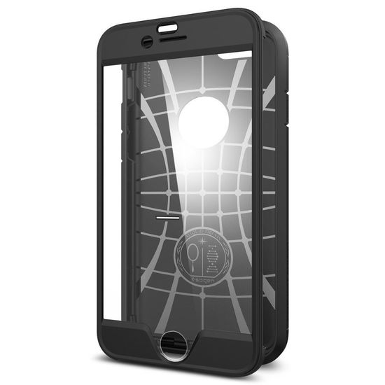 Sgp Spigen Case Perfect Armor Black SGP11615 - Противоударная накладка с экраном для iPhone  6 / 6S