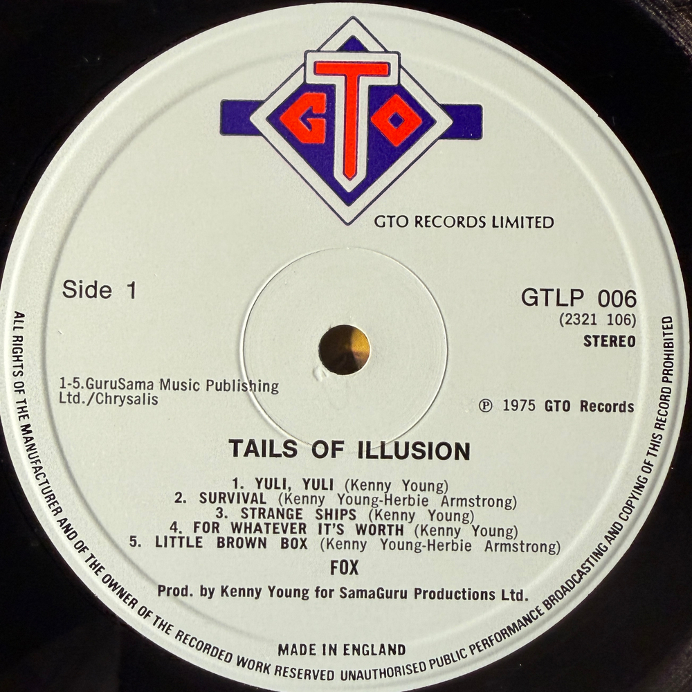 Fox - Tails Of Illusion (Англия 1975г.)