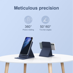 Магнитная подставка синего цвета (Silicone Blue) от Nillkin, серия SnapBase Magnetic Stand