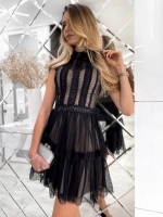 черное платье с бантиком + plus size