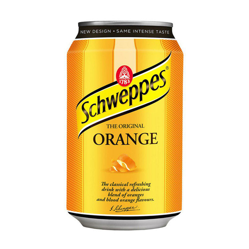 Напиток Schweppes Оранж, б/а с/г, 330 мл, 24шт  АТ