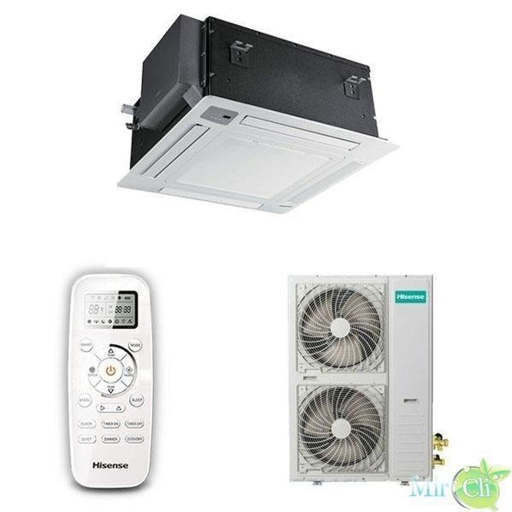 Сплит-система кондиционер кассетный Hisense AUC-60UX4SFA/AUW-60U6SP1 на 170 м²