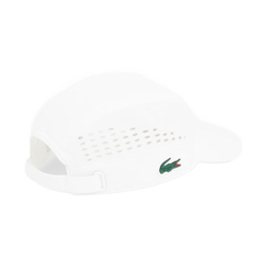 Czapka tenisowa Lacoste Diamond Taffeta - white