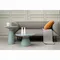 Журнальный столик Bayn, Ø45х55 см, зеленое терраццо
