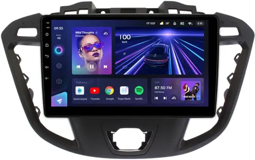 Магнитола для Ford Transit Custom, Tourneo Custom 2012-2019 - Teyes CC3L монитор 9" IPS на Android 10, CarPlay, 4G SIM-слот