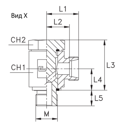 Соединение JE DS30 42х2 (корпус)