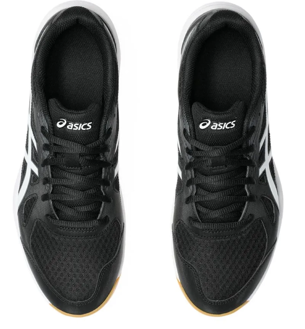 Мужские кроссовки для сквоша/бадминтона Asics Upcourt 6 - black/white
