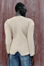 ОБЛЕГАЮЩИЙ ТРИКОТАЖНЫЙ ЖАКЕТ — ZARA