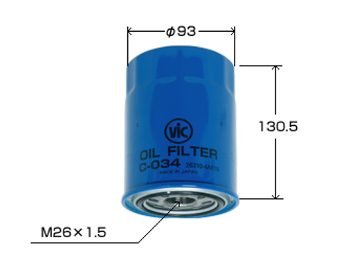 Фильтр масляный  VIC   C-034