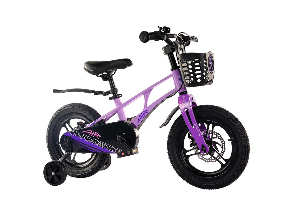 Велосипед 14'' Maxiscoo AIR Pro  Лавандовый Матовый (2024)