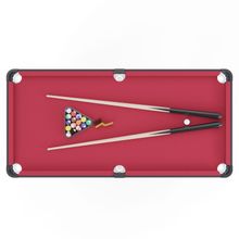 Игровой стол - бильярд DFC 54&amp;quot; 135 x 65 см, красный