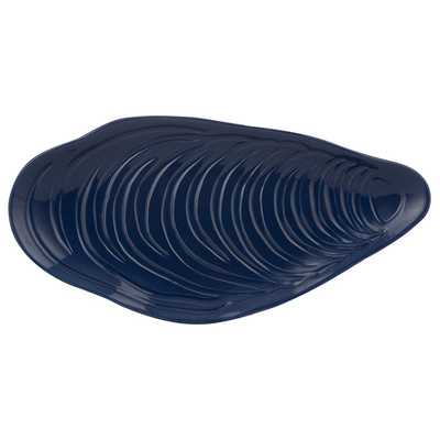 Блюдо сервировочное nautical, 20х41 см, синее