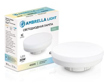 Светодиодная лампа LED GX70 20W IC 4000K 180-265V 702004 Bulbing Ambrella