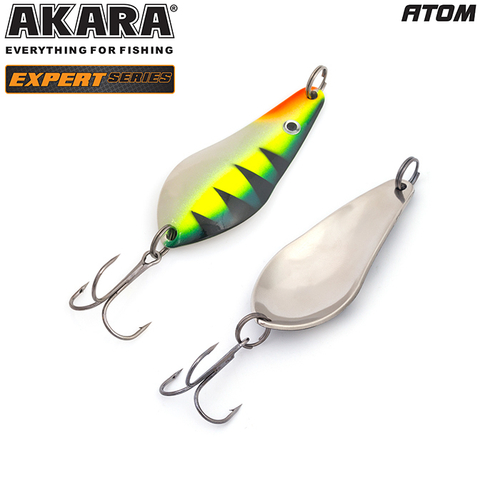 Блесна колебалка Akara Expert Атом 65 мм 14 гр. 18/SIL