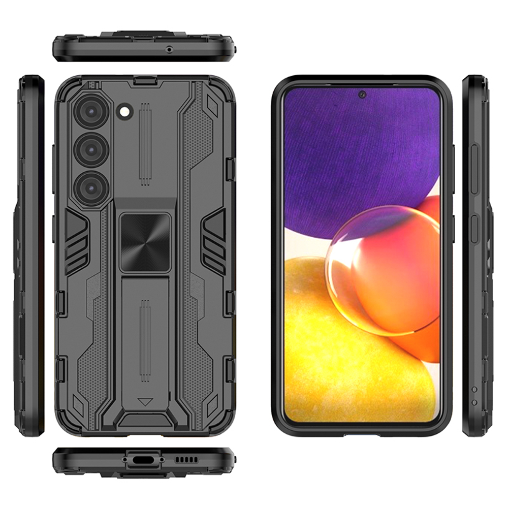 Противоударный чехол с подставкой Transformer для Samsung Galaxy S23