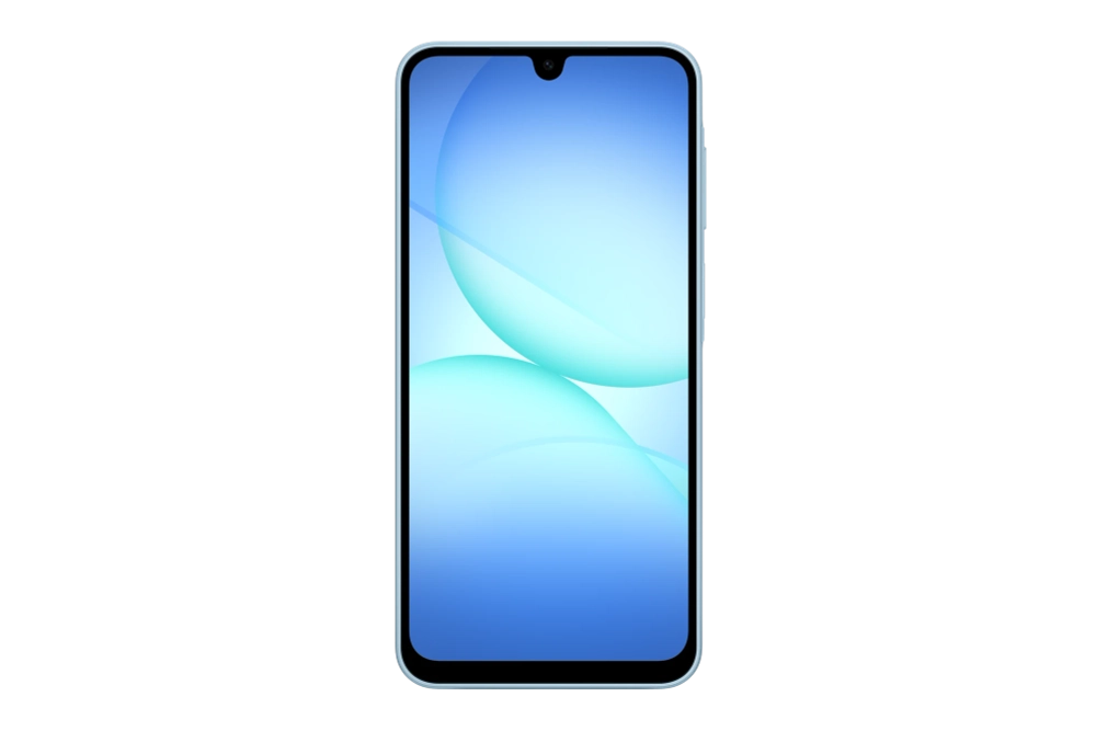 Смартфон Samsung SM-A175F Galaxy A17 128Gb 6Gb голубой моноблок 3G 4G 2Sim 6.7" 1080x2340 Android 15 50Mpix 802.11 a/b/g/n/ac NFC GPS GSM900/1800 GSM1900 microSD max2048Gb