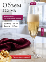 Набор фужеров "SYLVIA" 220 мл 2 шт