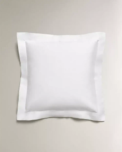 ZARA HOME НАВОЛОЧКА ИЗ ПЛОТНОГО САТИНА, БЕЛЫЙ